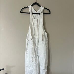 Isabel Marant Cream Women's Jeans Overalls